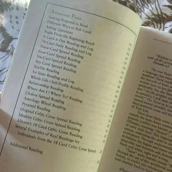 Vintage The Sacred Tarot Unveiled Allyson Walsh Tarot Cards Workbook Guide 90s - Picture 8 of 12